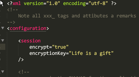 Encryption screenshot